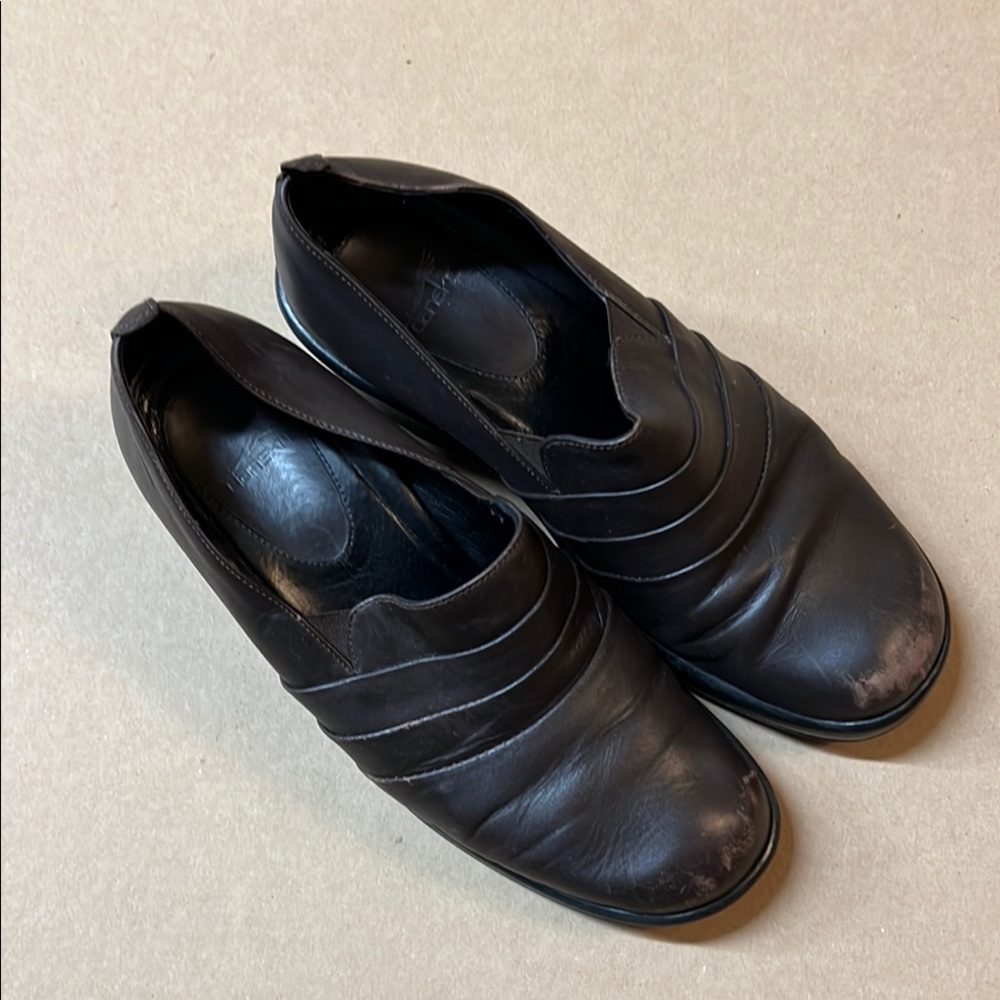 Dansko Brown Leather Loafers Slip-Ons